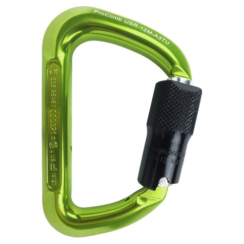 Forged Modified-D Aluminum Carabiner